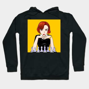 beth harmon the chess master in queen's gambit art Hoodie